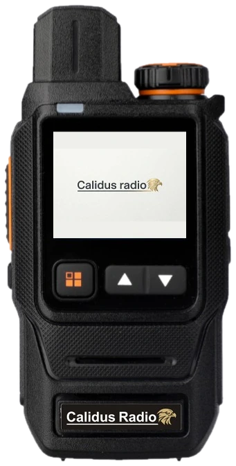 Calidus Q1-WiFi two-way radio, front view